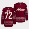 Arizona Coyotes Nick Schmaltz Reverse Purple Jersey