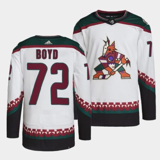 Arizona Coyotes Travis Boyd Away White Jersey