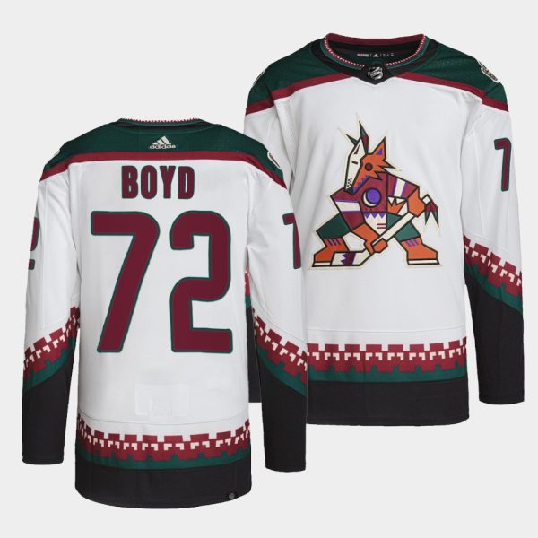 Arizona Coyotes Travis Boyd Away White Jersey Arizona Coyotes Travis Boyd Away White Jersey