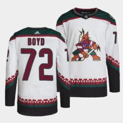 Arizona Coyotes Travis Boyd Away White Jersey