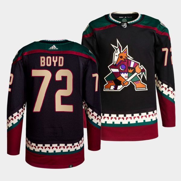Arizona Coyotes Travis Boyd Home Black Jersey Arizona Coyotes Travis Boyd Home Black Jersey