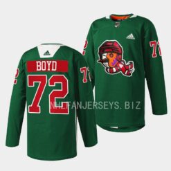 Arizona Coyotes Travis Boyd Howliday Green Jersey