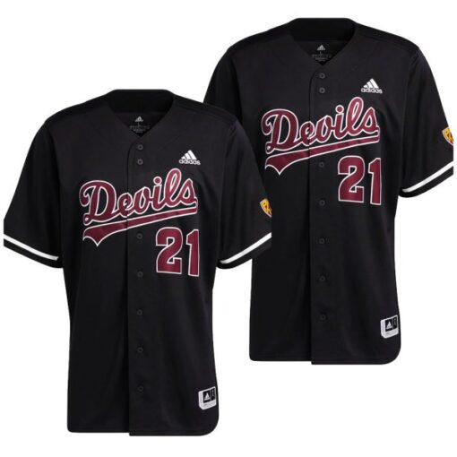 Arizona State Sun Devils College Baseball Black Replica Jersey