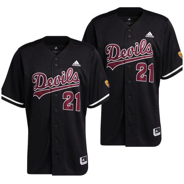 Arizona State Sun Devils College Baseball Black Replica Jersey Arizona State Sun Devils College Baseball Black Replica Jersey