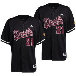 Arizona State Sun Devils College Baseball Black Replica Jersey