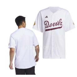Arizona State Sun Devils College Baseball White Jersey