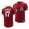 Arkansas Razorbacks Braydon Webb College Baseball Jersey Cardinal