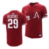 Arkansas Razorbacks Connor Noland College Baseball Jersey Cardinal