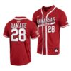 Arkansas Razorbacks Matt Goodheart College Baseball Jersey Natural