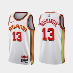 Atlanta Hawks Bogdan Bogdanovic 2022-23 Association Edition Jersey White