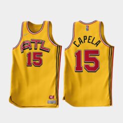 Atlanta Hawks Clint Capela 2022-23 Gold Earned Edition Jersey