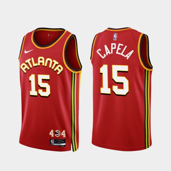Atlanta Hawks Clint Capela 2022-23 Red Icon Edition Jersey Atlanta Hawks Clint Capela 2022-23 Red Icon Edition Jersey