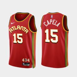 Atlanta Hawks Clint Capela 2022-23 Red Icon Edition Jersey