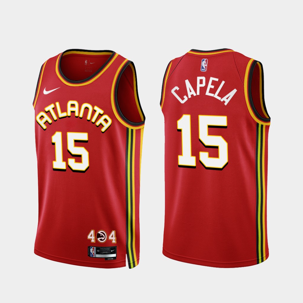 Atlanta Hawks Clint Capela 2022-23 Red Icon Edition Jersey Atlanta Hawks Clint Capela 2022-23 Red Icon Edition Jersey