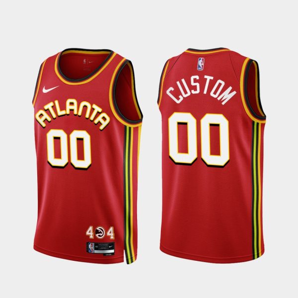 Atlanta Hawks Custom 2022-23 Red Icon Edition Jersey Atlanta Hawks Custom 2022-23 Red Icon Edition Jersey