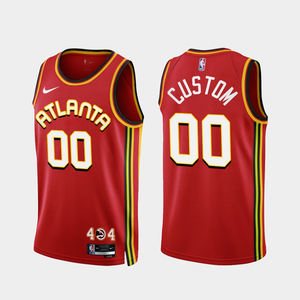 Atlanta Hawks Custom 2022-23 Red Icon Edition Jersey Atlanta Hawks Custom 2022-23 Red Icon Edition Jersey