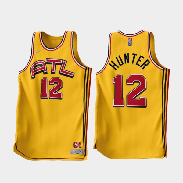 Atlanta Hawks De'Andre Hunter 2022-23 Gold Earned Edition Jersey Atlanta Hawks De'Andre Hunter 2022-23 Gold Earned Edition Jersey
