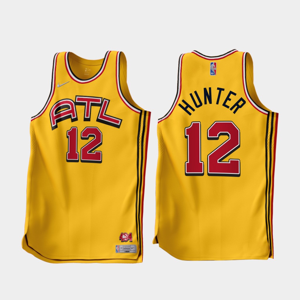 Atlanta Hawks De'Andre Hunter 2022-23 Gold Earned Edition Jersey Atlanta Hawks De'Andre Hunter 2022-23 Gold Earned Edition Jersey