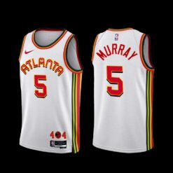 Atlanta Hawks Dejounte Murray 2022-23 Association Edition Jersey White