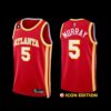 Atlanta Hawks Dejounte Murray 2022-23 Red Icon Edition Jersey