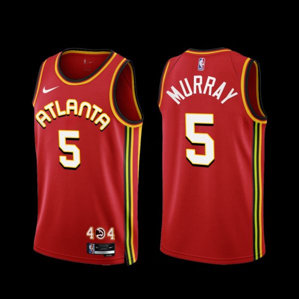Atlanta Hawks Dejounte Murray 2022-23 Red Icon Edition Jersey Atlanta Hawks Dejounte Murray 2022-23 Red Icon Edition Jersey