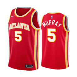 Atlanta Hawks Dejounte Murray Red Icon Edition Jersey