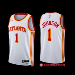 Atlanta Hawks Jalen Johnson 2022-23 Association Edition Jersey White