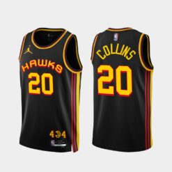 Atlanta Hawks John Collins 2022-23 Statement Edition Jersey Black