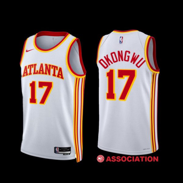Atlanta Hawks Onyeka Okongwu 2022-23 Association Edition Jersey White Atlanta Hawks Onyeka Okongwu 2022-23 Association Edition Jersey White