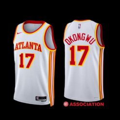 Atlanta Hawks Onyeka Okongwu 2022-23 Association Edition Jersey White