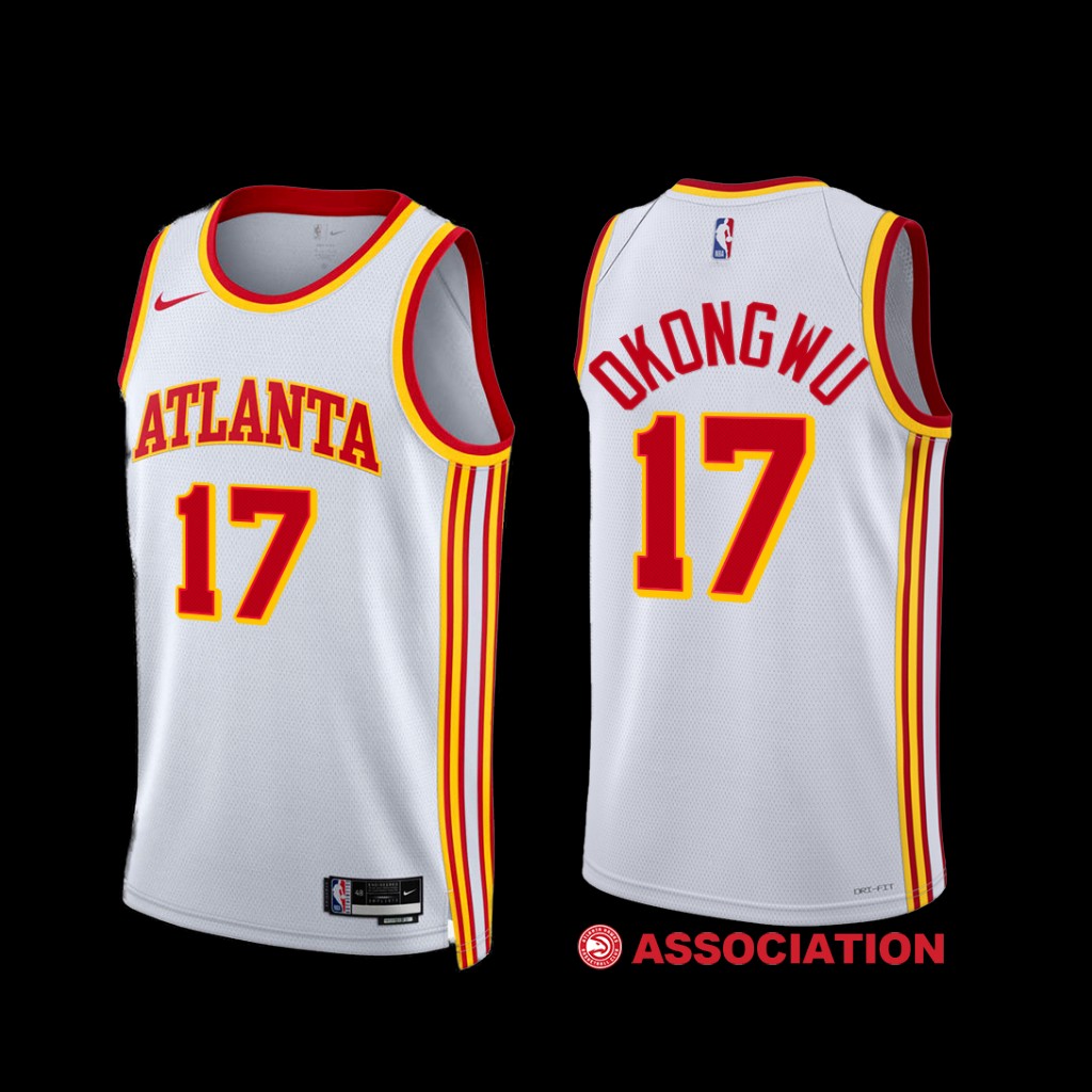 Atlanta Hawks Onyeka Okongwu 2022-23 Association Edition Jersey White Atlanta Hawks Onyeka Okongwu 2022-23 Association Edition Jersey White