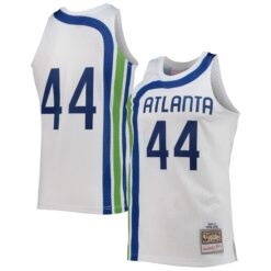 Atlanta Hawks Pistol Pete Maravich White 1970-71 Throwback Jersey