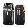 Atlanta Hawks Saddiq Bey 2022-23 Statement Edition Jersey Black