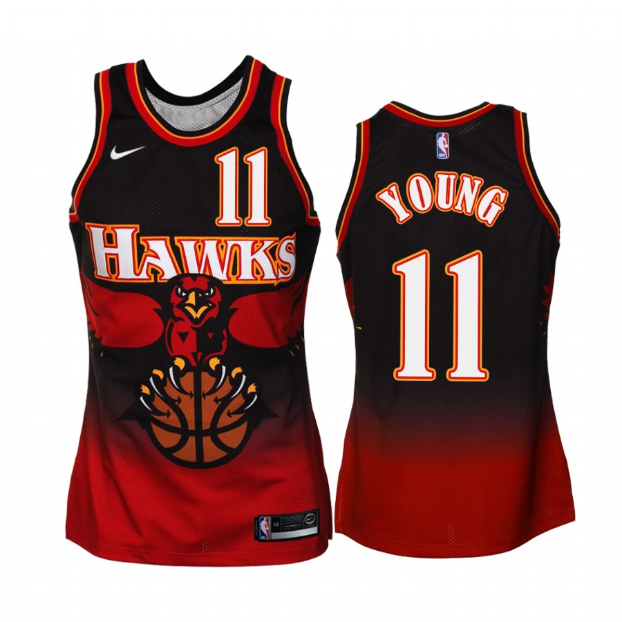 Atlanta Hawks Trae Young 2020 Red Throwback Jersey Atlanta Hawks Trae Young 2020 Red Throwback Jersey