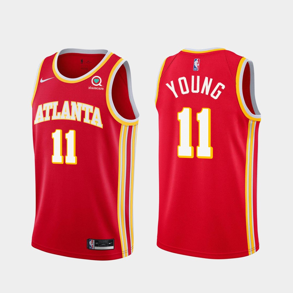 Atlanta Hawks Trae Young 2021 Red Icon Jersey Atlanta Hawks Trae Young 2021 Red Icon Jersey