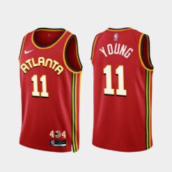 Atlanta Hawks Trae Young 2022-23 Red Icon Edition Jersey