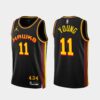 Atlanta Hawks Trae Young Black Golden Jersey