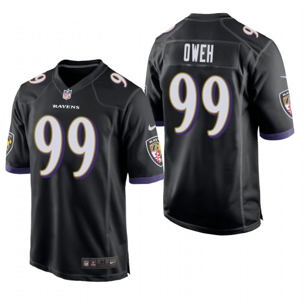 Baltimore Ravens Jayson Oweh Black Limited Jersey Baltimore Ravens Jayson Oweh Black Limited Jersey