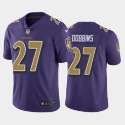 Baltimore Ravens JK Dobbins Color Rush Purple Limited Jersey