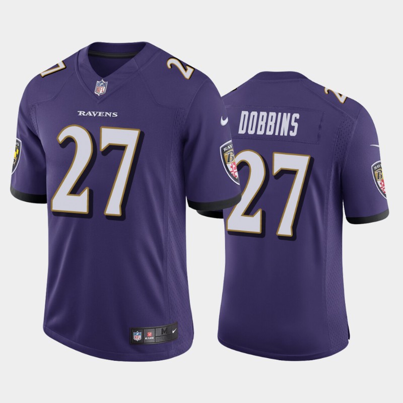 Baltimore Ravens JK Dobbins Purple Limited Jersey Baltimore Ravens JK Dobbins Purple Limited Jersey