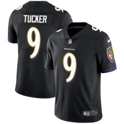 Baltimore Ravens Justin Tucker Black Limited Jersey
