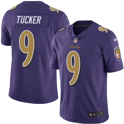Baltimore Ravens Justin Tucker Purple Color Rush Limited Jersey Baltimore Ravens Justin Tucker Purple Color Rush Limited Jersey