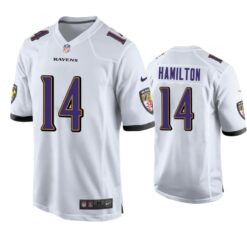 Baltimore Ravens Kyle Hamilton White Limited Jersey