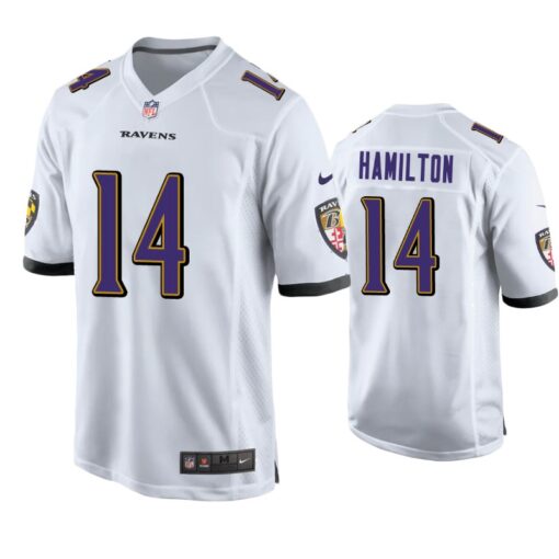 Baltimore Ravens Kyle Hamilton White Limited Jersey