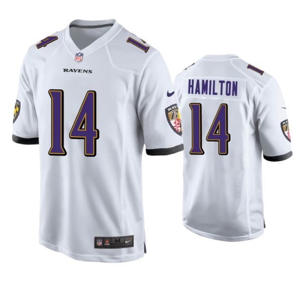 Baltimore Ravens Kyle Hamilton White Limited Jersey Baltimore Ravens Kyle Hamilton White Limited Jersey