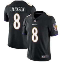 Baltimore Ravens Lamar Jackson Black Limited Jersey