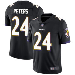 Baltimore Ravens Marcus Peters Black Limited Jersey