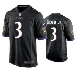 Baltimore Ravens Odell Beckham Jr Black Limited Jersey