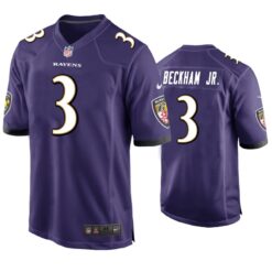 Baltimore Ravens Odell Beckham Jr Purple Limited Jersey