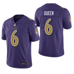Baltimore Ravens Patrick Queen Purple Color Rush Limited Jersey